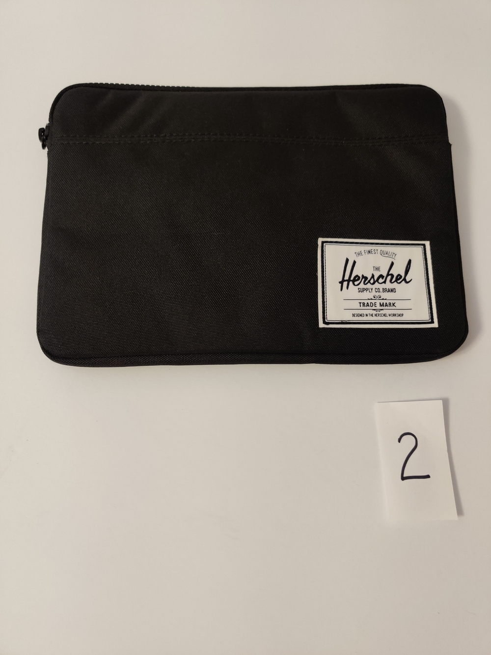 Herschel Supply Company Black Tech Sleeve with Logo Patch